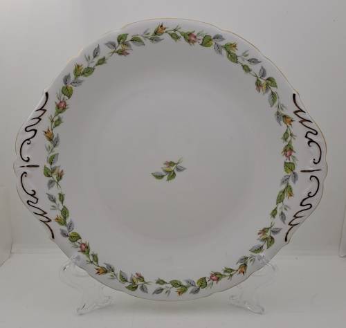 Vintage Fine Bone China Paragon Cake Plate-By Appointment to Her Majesty The Queen