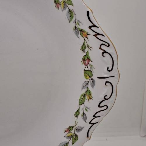 Vintage Fine Bone China Paragon Cake Plate-By Appointment to Her Majesty The Queen