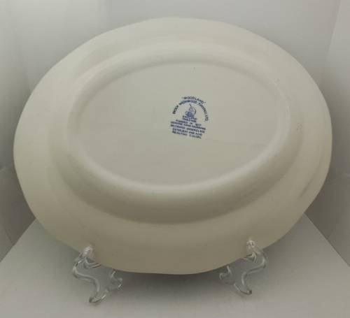 Large Vintage ENOCH WEDGWOOD WOODLAND Genuine Hand Engraved Platter-Tunstall England