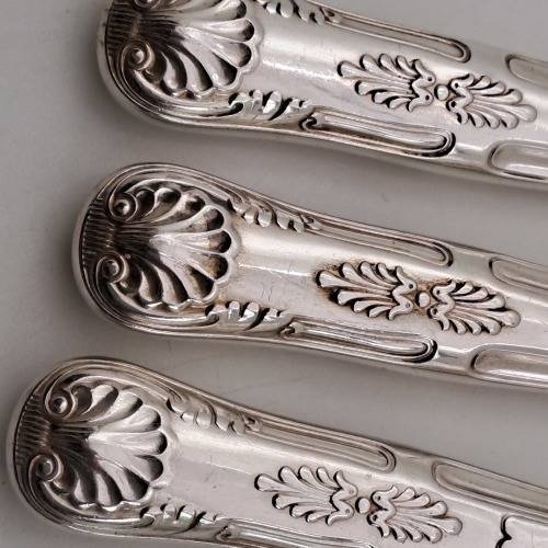 12 Pc Vintage E.P.N.S (Silver Plated) Fish Cutlery set in Box (Box not in Good shape )
