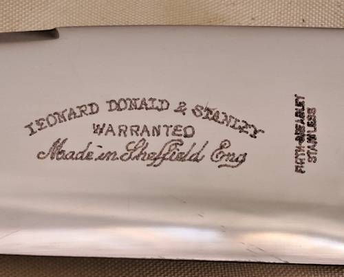 Knife Makers Project !!! Antique Leonard Donald & Stanley Sheffield Carving set handles  detoriated