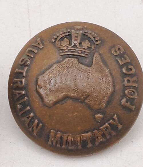 2 x  WW1 Australian Military Forces Buttons 20mm