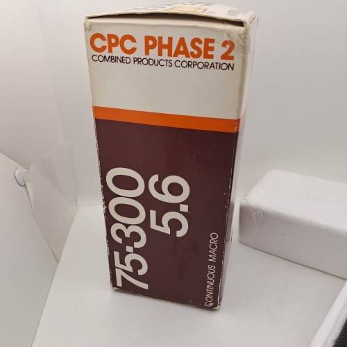 Auto Zoom CPC Phase 2 -75-300mm f5.6 Continuous Mackro Lens  Universal
