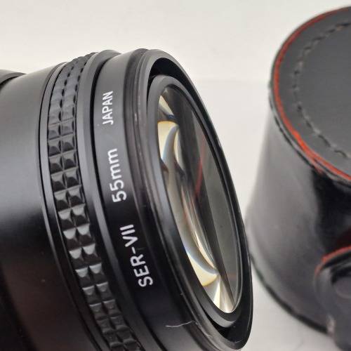 Vintage Japanese Marexar Macrowider-II SER-VII 55mm Lens in Case with Cap