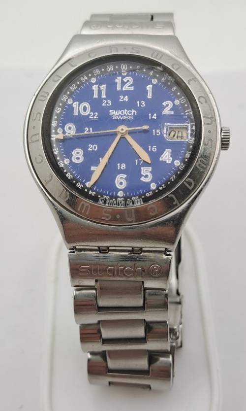 1993 Pre-owned Swiss Swatch Irony Mens Watch -working