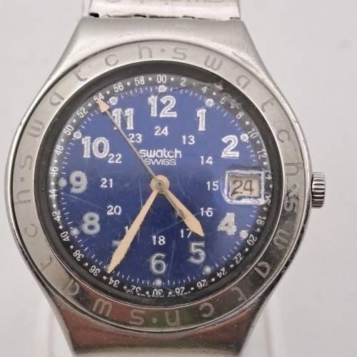 1993 Pre-owned Swiss Swatch Irony Mens Watch -working