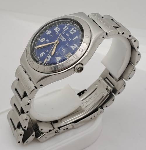 1993 Pre-owned Swiss Swatch Irony Mens Watch -working