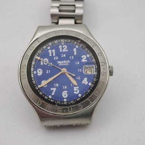 1993 Pre-owned Swiss Swatch Irony Mens Watch -working