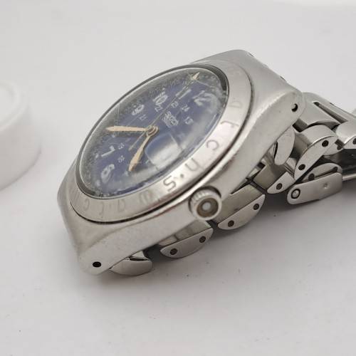 1993 Pre-owned Swiss Swatch Irony Mens Watch -working
