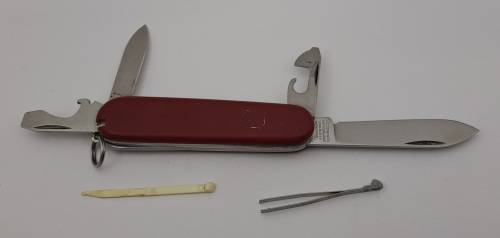 Vintage Victorinox Officier Swiss Army knife  with Toothpick & Tweezer