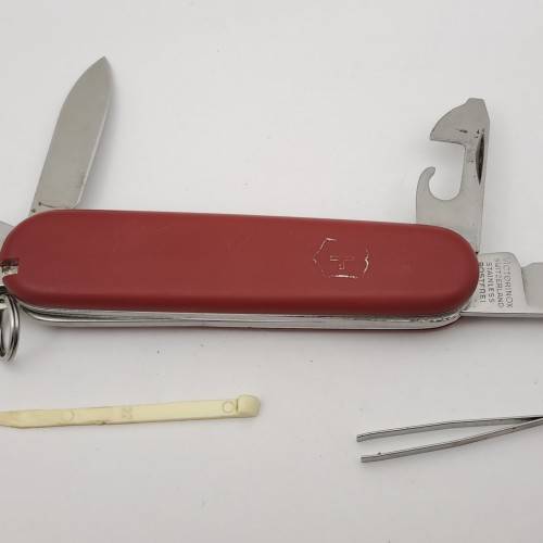 Vintage Victorinox Officier Swiss Army knife  with Toothpick & Tweezer
