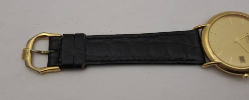 Pre-owned Vintage Mens Raymond Weil 9140 18kt Gold Plated Quartz watch - working