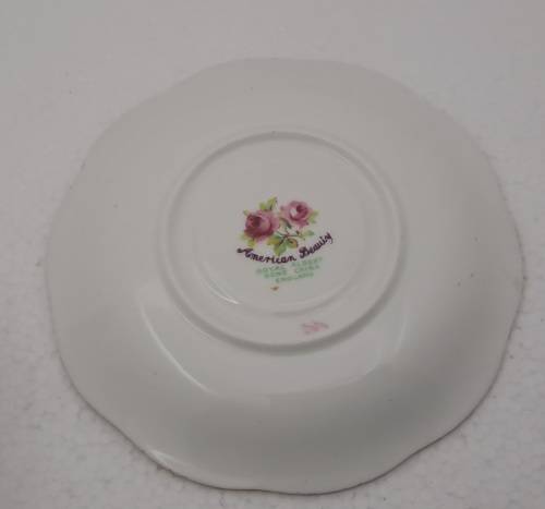 Vintage Royal Albert `American Beauty` small Demitasse duo- Bone China -England - (4 Available)