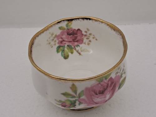 Vintage Royal Albert `American Beauty` small Sugar Bowl- Bone China -England -
