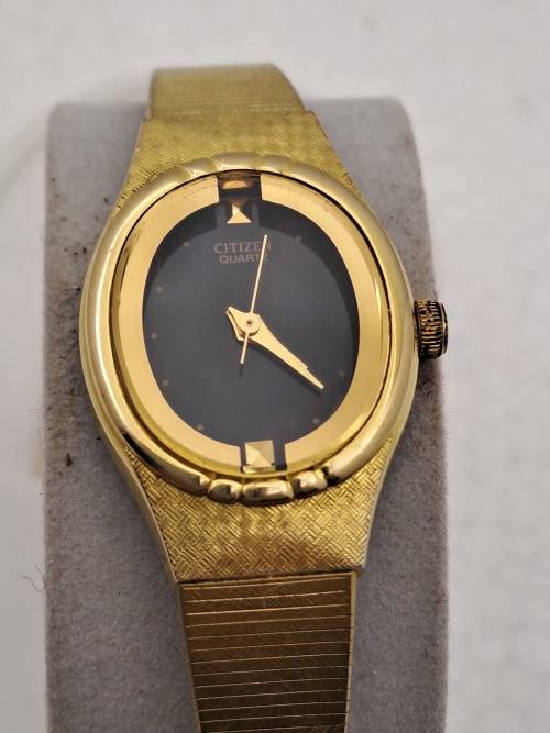 Pre-Owned Vintage Ladies Citizen Quartz Watch 6031-KO4867 with original strap -Working