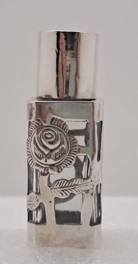 Vintage .925 Sterling Silver Hecho en Mexico Perfume Bottle