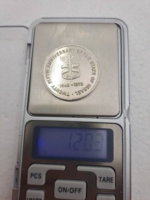 Rare 1973 South Africa Medal - 25th Anniversary of Israel SA Zionist Federation