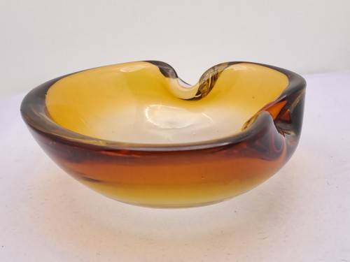 Murano Glass Bowl -Ashtray 5cm x13cm x 13cm.