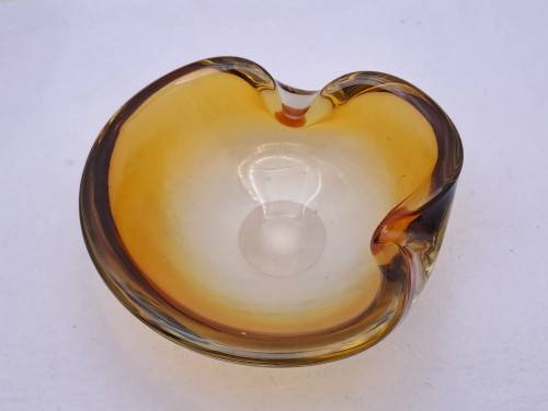 Murano Glass Bowl -Ashtray 5cm x13cm x 13cm.