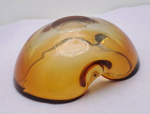 Murano Glass Bowl -Ashtray 5cm x13cm x 13cm.