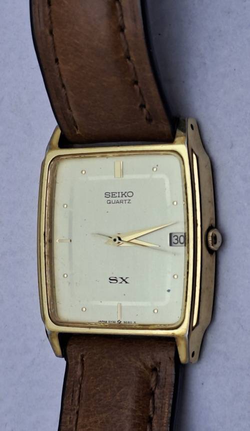 Pre-Owned Seiko Quartz 5Y32-5000 Watch - Leather Strap   -Working