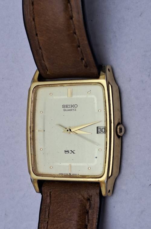 Pre-Owned Seiko Quartz 5Y32-5000 Watch - Leather Strap   -Working