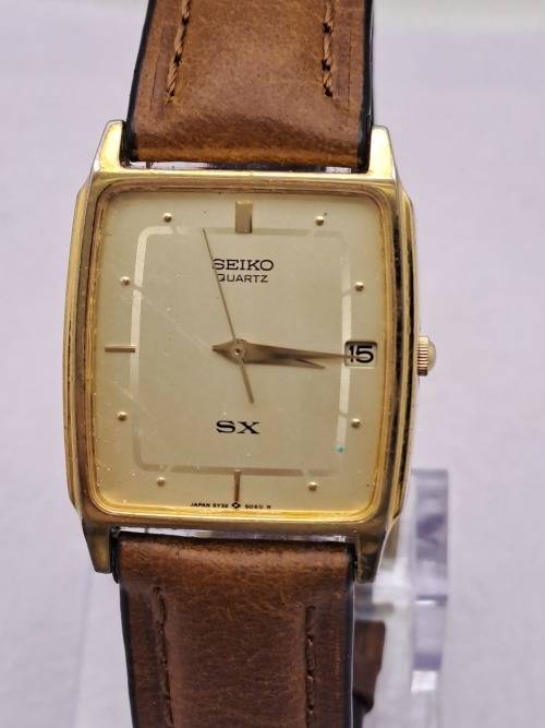 Pre-Owned Seiko Quartz 5Y32-5000 Watch - Leather Strap   -Working