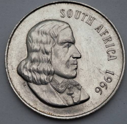 1966 South Africa Silver  1 Rand English legend - South AFRICA