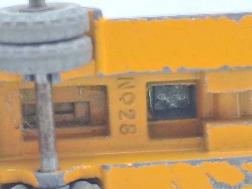 2  Vintage Matchbox Lesney no 28 Bedford Compressor trucks