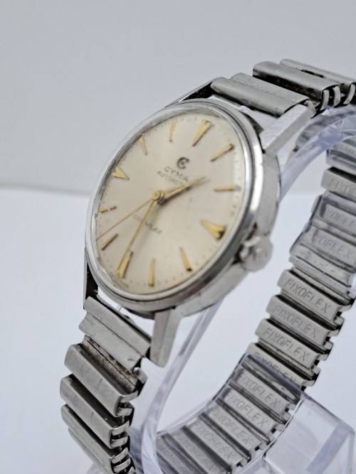 Vintage CYMA Cymaflex Autorotor Swiss Made Mens Automatic Watch -Working