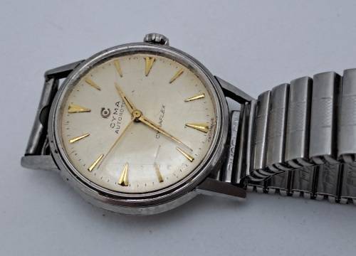 Vintage CYMA Cymaflex Autorotor Swiss Made Mens Automatic Watch -Working