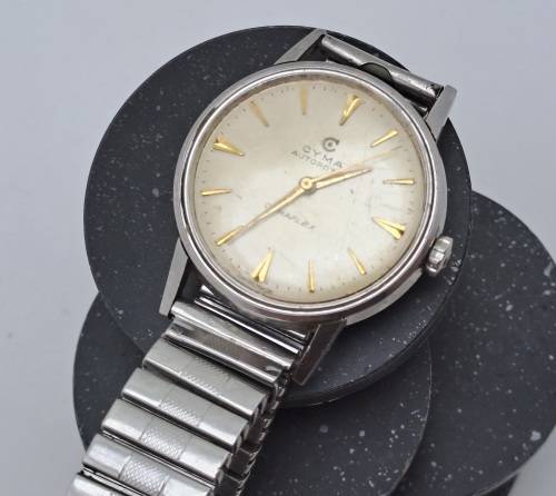 Vintage CYMA Cymaflex Autorotor Swiss Made Mens Automatic Watch -Working