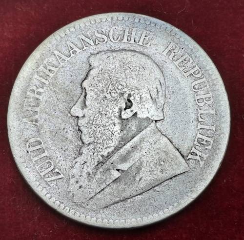1896  SILVER  2½ Shillings Zuid Afrikaansche Republiek
