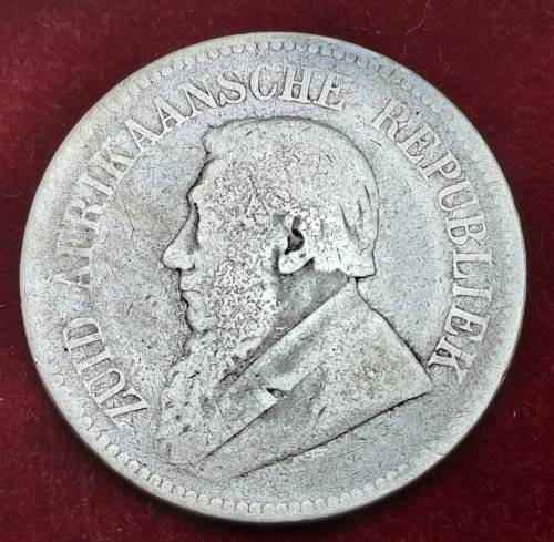 1896  SILVER  2½ Shillings Zuid Afrikaansche Republiek