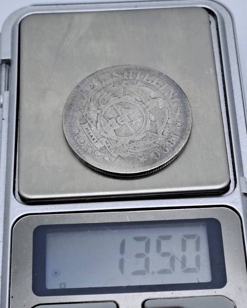 1896  SILVER  2½ Shillings Zuid Afrikaansche Republiek