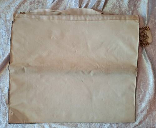 Vintage Masonic  - Leather Apron --Needs cleaning 39cm x34cm (Free Mason)