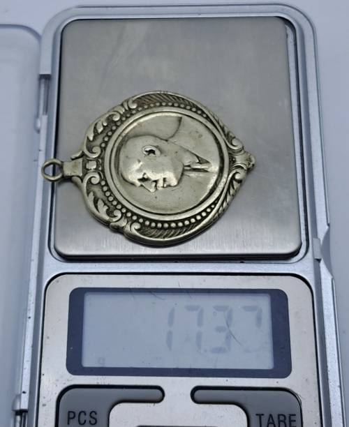 Unknown Spanish Pendant /Medal  1914 (could be silver)