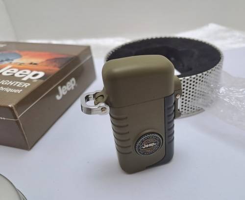 Unused Jeep Mini Lighter- Mini Briquet still in Packaging Just needs Gas