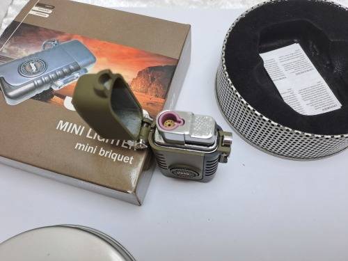 Unused Jeep Mini Lighter- Mini Briquet still in Packaging Just needs Gas