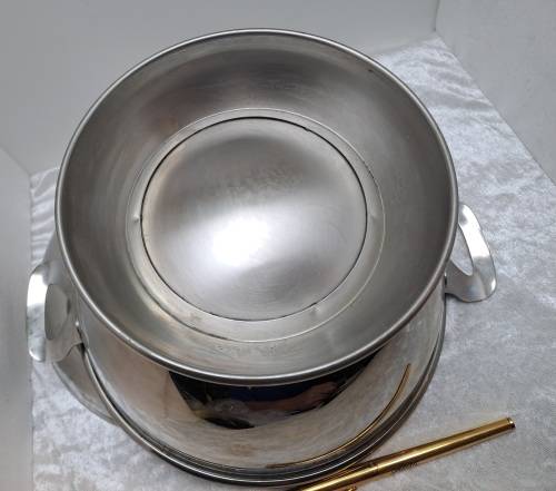 Unused 25L Duraware Soup Tureen with Lid -Stainless Steel in Box.