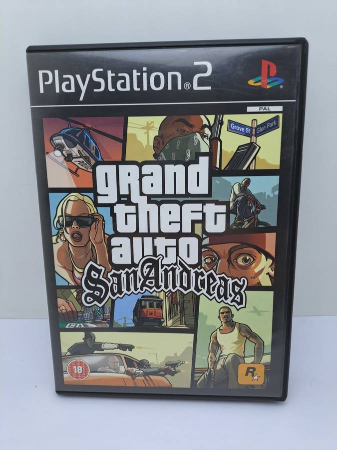 Pre-Owned `Grand Theft Auto-San Andreas`  for Playstation 2 ( PS2)
