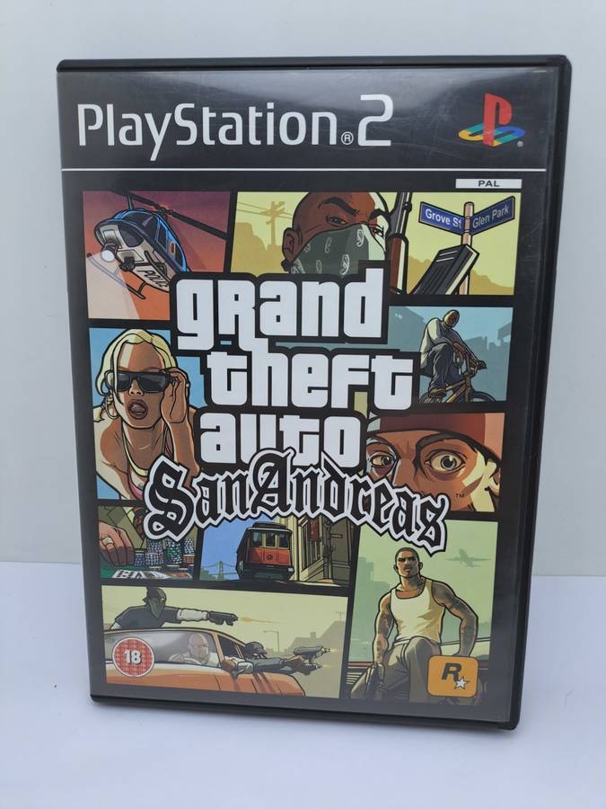 Pre-Owned `Grand Theft Auto-San Andreas`  for Playstation 2 ( PS2)