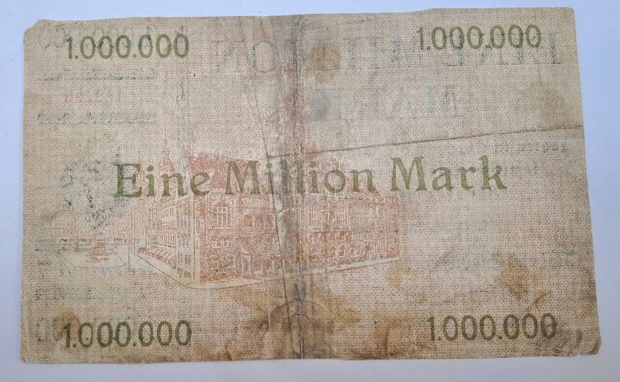 Germany -1923 -1.000.000 Mark District of  Chemnitz(Federal state of Saxony)