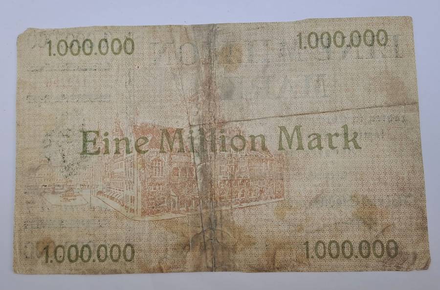 Germany -1923 -1.000.000 Mark District of  Chemnitz(Federal state of Saxony)