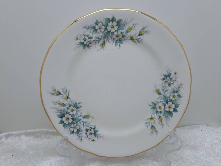 Vintage Queen Anne Bone China Side Plate Pattern 8654. (3 Available)