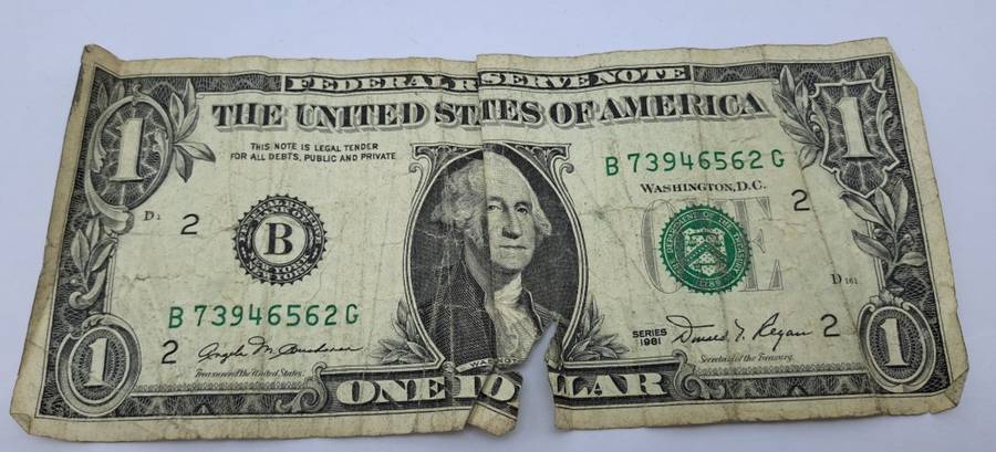 1981 Series United States 1 Dollar Federal Reserve Note - Circulated