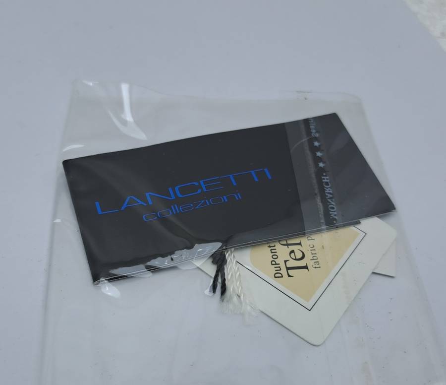 Unused - LANCETTI Italian Designer Tie, Design Hanky & Cufflinks Gift Set -Boxed