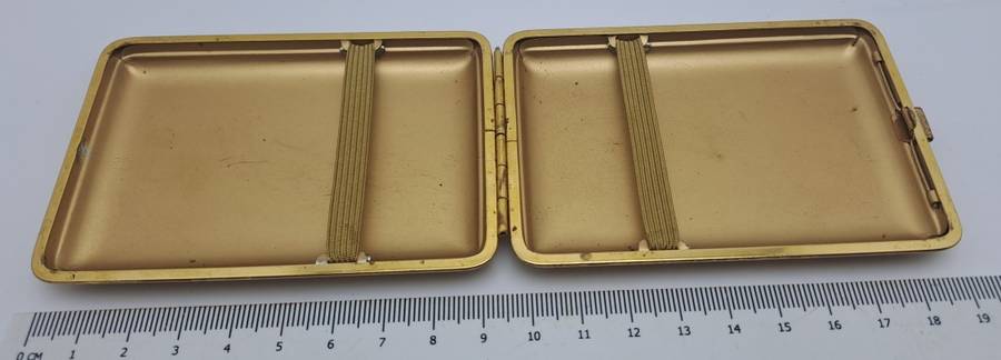 Vintage Leather covered Cigarette Case-Heidelberg Germany