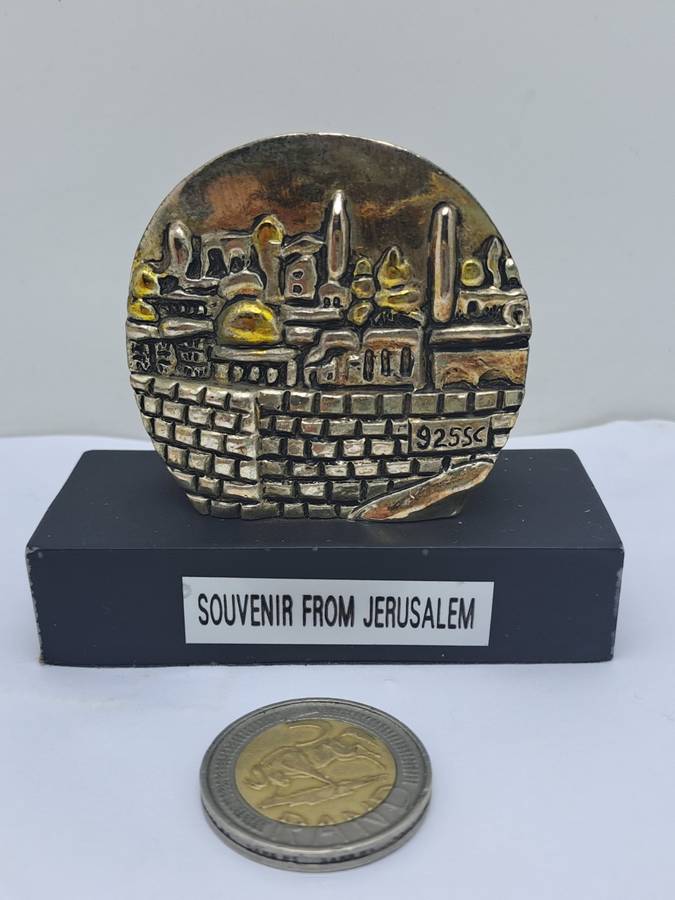 Collectable Sterling Silver .925  Figurine - Souvenir Of Jerusalem-Made in Israel