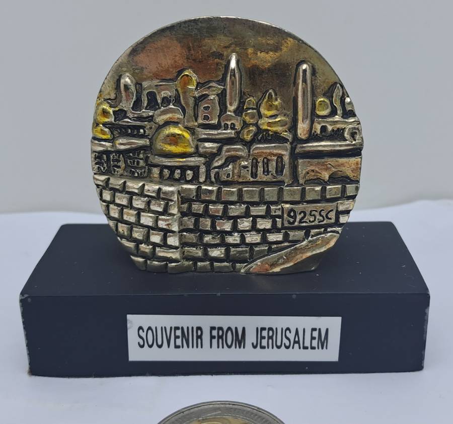 Collectable Sterling Silver .925  Figurine - Souvenir Of Jerusalem-Made in Israel